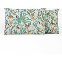 Eden Flower Exotic Floral 100% Cotton Percale 200 Thread Count Pillowcase