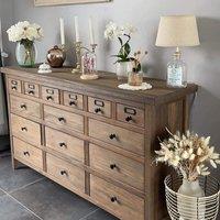 Lunja Sideboard Cabinet, 15 drawers