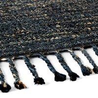 Meda Fringed Hand Woven Jute Rug