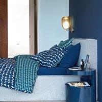 Bumble Contemporary Wall Light in Brass & Double Glass