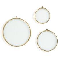 Uyova Round Brass Frames (Set of 3)