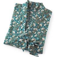 Kalyan Floral 100% Cotton Voile Kimono Bathrobe