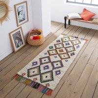 Ourika Berber-Style Colourful Wool Runner