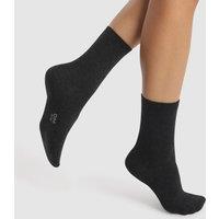 Pack of 4 Pairs of Crew Socks in Cotton Mix