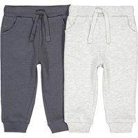 Pack of 2 Joggers in Cotton Mix, 1 Month-3 Years