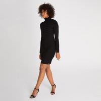 Turtleneck Bodycon Dress with Long Sleeves