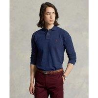 Long-Sleeved Cotton Polo Shirt