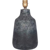 Dark Grey Concrete Effect Stoneware Table Lamp Base