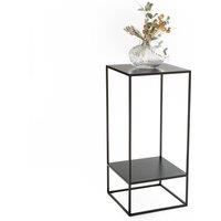 Hiba Two Tier Side/Pedestal Table in Metal