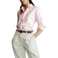 Cotton Oxford Stripe Shirt with Long Sleeves