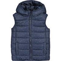 Star Print Hooded Bodywarmer, 3-12 Years