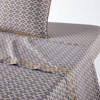 Pallazzo Geometric 100% Cotton Flat Sheet