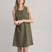 Sleeveless Mini Dress in Organic Cotton