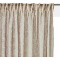 Nyong Gathered Braid Linen Effect Sheer Curtain