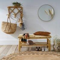 Malu Rattan Bench