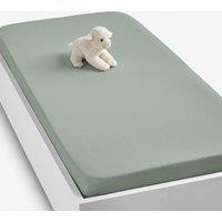 Scenario Plain 100% Organic Cotton Jersey Fitted Cot Sheet