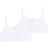 Pack of 2 Organic Cotton Crop Tops, 6-16 Years