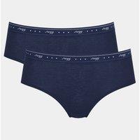 Pack of 2 24/7 100 Midi Knickers in Cotton