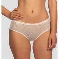 Ideal Posture Midi Knickers in Graphic Lace