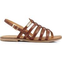Herilo Leather Flat Sandals