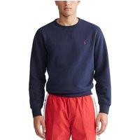 Cotton Mix Fleece Sweatshirt with Crew-Neck