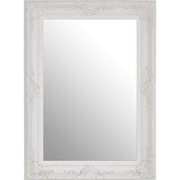 113 x 83cm Wall Mirror in Antique White