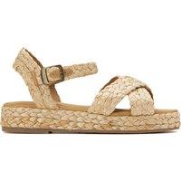 Woven Straw Flatform Sandals