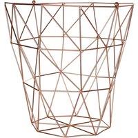 Copper Finish Storage Basket