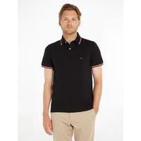 Tommy Tipped Polo Shirt in Organic/Recycled Cotton Pique and Slim Fit