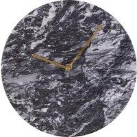 30cm Black Marble Wall Clock