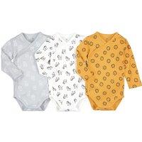 Pack of 3 Bodysuits in Organic Cotton, Prem-2 Years