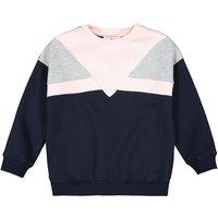 Cotton Mix Fleece Sweatshirt with Crew Neck, 3-12 Years