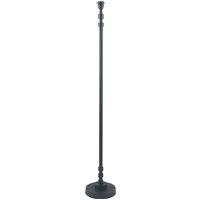 Matt Black Stick with Deep Stepped Foot Floor Lamp Base