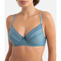 Full Cup Bra in Dotted Tulle