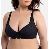 Full Cup Bra with Lace Details