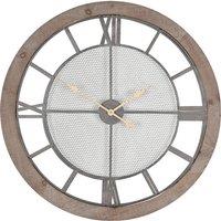 80cm Natural Wood Wall Clock