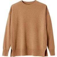 Cashmere Fine Knit Jumper with Crew Neck