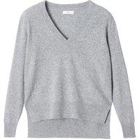 Cashmere Fine Knit Jumper with V-Neck
