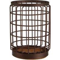 Round Utensil Holder in Bronze Finish