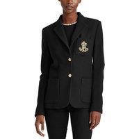 Cotton Fitted Patch Blazer