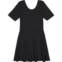 Cotton Mix Dress with Short Sleeves, 10-18 Years