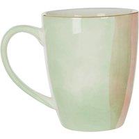 Gold Coated Stoneware Mug