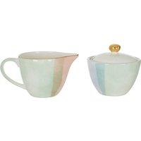 Colour of Paradise Sugar Pot and Creamer