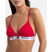 Non-Underwired Logo Bra in Cotton Mix