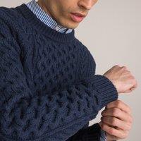 Jumper with Twisted-Knit Round-Neck Signature DAMIEN