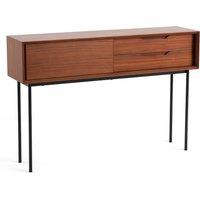 Noyeto Walnut Veneer Console Table