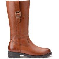 Kids' Mid-Calf Riding Boots in Leather with Zip Fastening