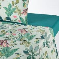 Somerset Floral 100% Cotton Percale 200 Thread Count Flat Sheet