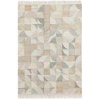 Bazyli Graphic Panja Woven Wool and Hemp Rug