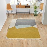 Ankara Graphic Wool Cotton Rug